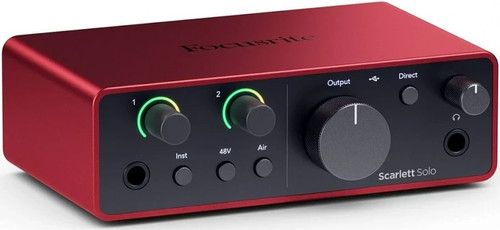 Focusrite scarlett solo 4th - focusrite, (4th