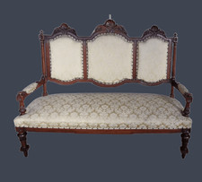 DIVANO IN NOCE INTEGRO E