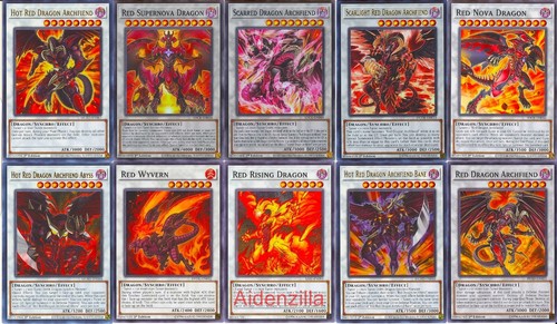 Mazzo yugioh drago - yugioh, rosso