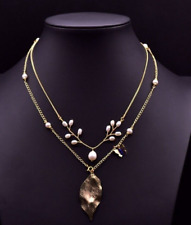 Collana doppio strato maglia