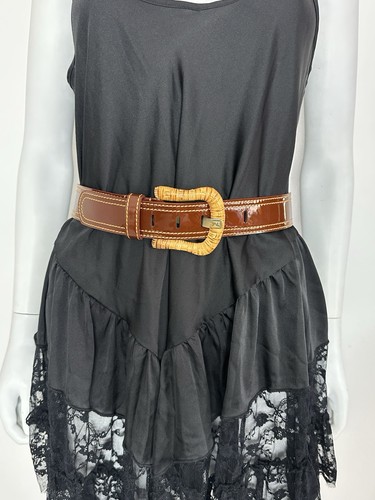 Cintura vita fendi marrone - in,