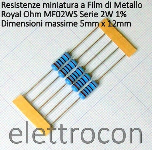Pezzi resistenze 470 ohm 2w - resistenze,
