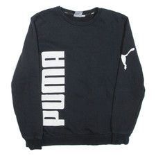 Felpa uomo PUMA nera girocollo