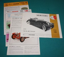 Mercedes Benz 500 K-AK Cabriolet Pocher 1/8 1935 istruzioni e cataloghi.