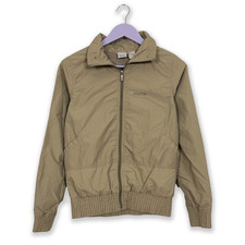 Giacca a vento Reebok marrone chiaro con zip - Taglia S donna