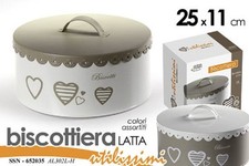 BARATTOLO BISCOTTIERA IN LATTA