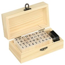 IN Legno Alfabeto Numero Gomma