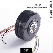 Motore cardanico PM120 per manipolatore coppia elevata robot giunto encoder anello di contatto