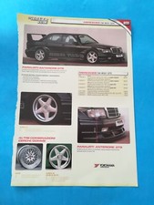 CLIPPING ARTICOLO DI GIORNALE CAR TUNING MERCEDES DA COLLEZIONE - (77)
