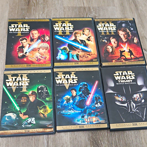 Star wars dvd lot - star,