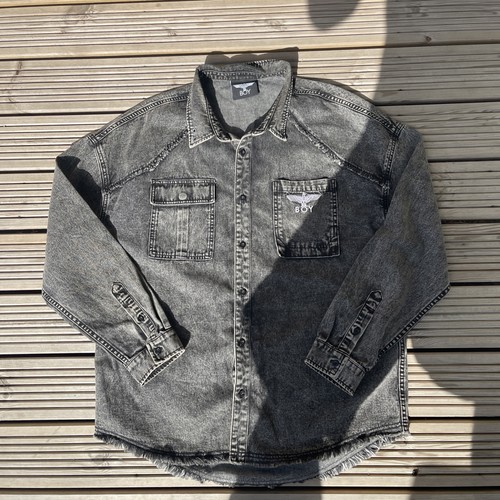 Camicia denim jeans ragazzo