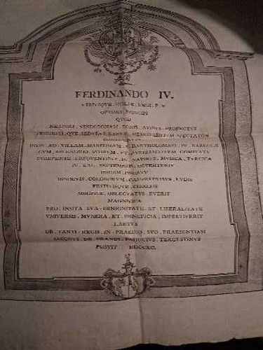Ferdinando iscrizione con - iscrizione,