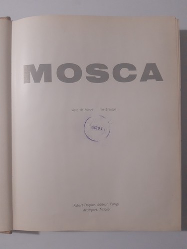 Mosca henry cartier - mosca, cartier-bresson