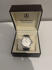 Orologio Mercedes-Benz Da Polso Per Uomo Acciao Inox/Pelle Nera Truck Collection