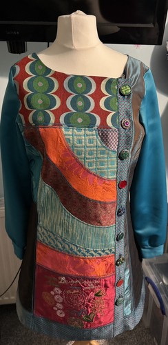 Abito manica lunga desigual - abito,
