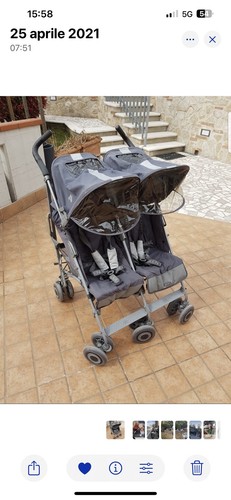 Passeggino gemellare maclaren - passeggino,
