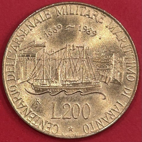 Moneta 200 lire centenario - moneta,