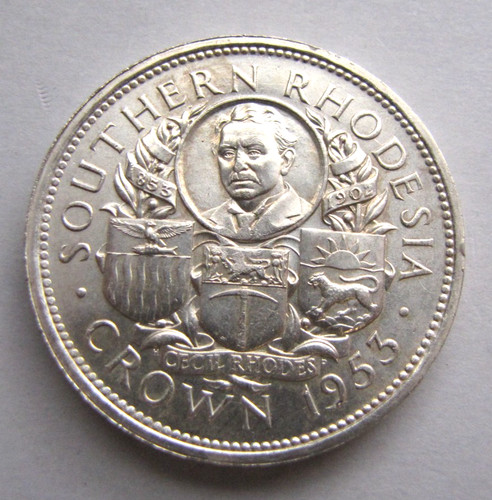 Southern rhodesia km28 crown - rhodesia,