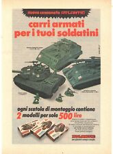 Soldatini Atlantic Carri Armati Pubblicità 73 Italian Magazine Advertising 18x13
