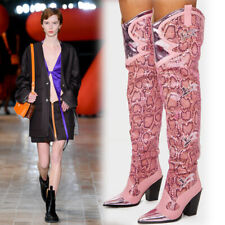 Stivali al ginocchio tacco