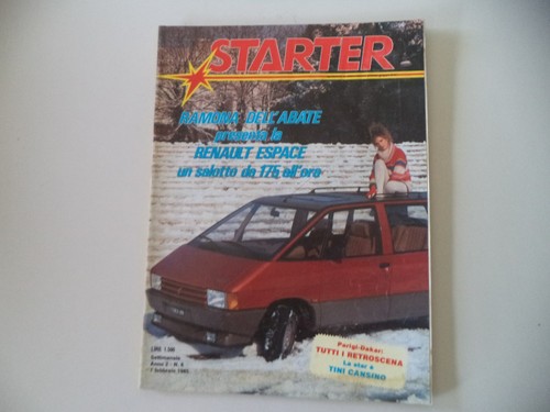 Starter 1985 renault - 6/1985,