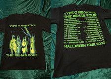 T-shirt nera 2 lati TIPO O