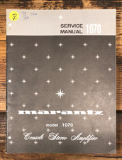Amplificatore Marantz Model 1070 manuale di servizio *originale*
