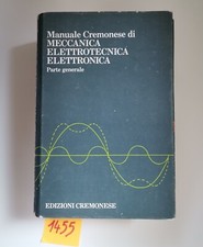 Manuale Cremonese Meccanica Elettrotecnica Elettronica 1001455