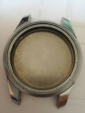 Cassa cronografo tasti ad oliva chronograph case with olive buttons cromata 37mm