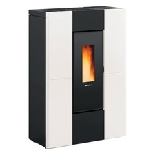 Extraflame Stufa pellet 8kW MARILENA PLUS 5.0.16 White 5 stelle Classe A+