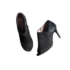 Next tacco nero punta aperta