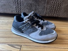 Hogan sneakers lana con pelle