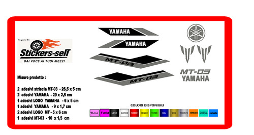 Adesivi moto yamaha 9 - adesivi,