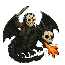 Adesivo decalcomania Jason