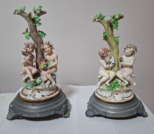 Antiche statuine coppia - antiche,