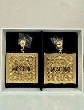 Autentici orecchini a clip in oro MOSCHINO x H&M