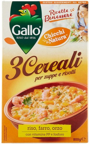 Gallo cereali riso farro - gallo, cereali,