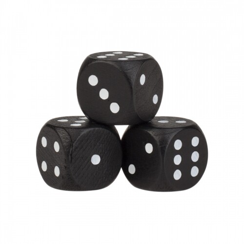 Cubetti occhi 16mm nero - di,