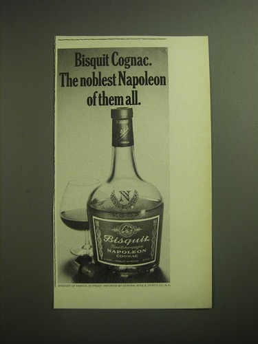 Pubblicità cognac bisquit - pubblicità,