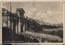 1940 CARTOLINA DI BERGAMO TIMBRO UFFICIO PROVINCIALE CENSURA POSTALE N°.23 6-142
