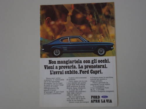 Advertising pubblicità 1970 - pubblicità,