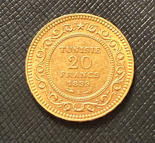 Tunisia 1899 oro - tunisia,