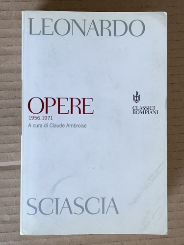 Leonardo sciascia opere - sciascia,