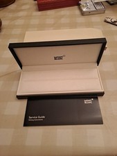 MONT BLANC Pen Box Astuccio Originale E Libretto. NUOVA CON CONTROSCATOLA 