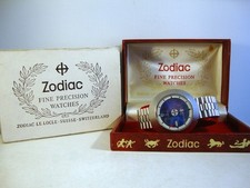 Zodiac Astrographic Mistery Watch Ref.882 953 Cal.88D completo + box, anni '70