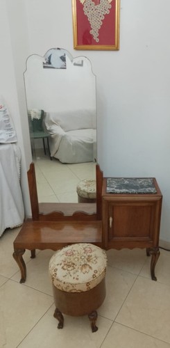 Antica toilette legno - in,