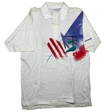 vintage Tennis shirt polo ADIDAS Stefan EDBERG 1988 46 *NEW* deadstock