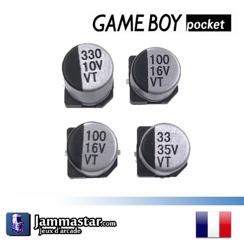 Kit condensateurs cms nintendo - condensateurs,