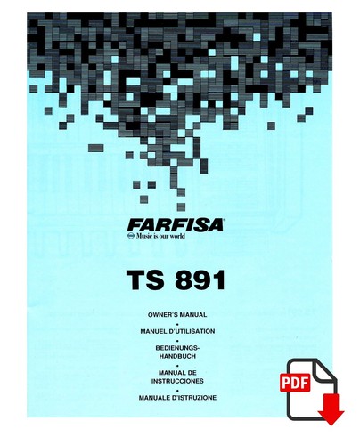 Farfisa ts891 owner manual - farfisa,