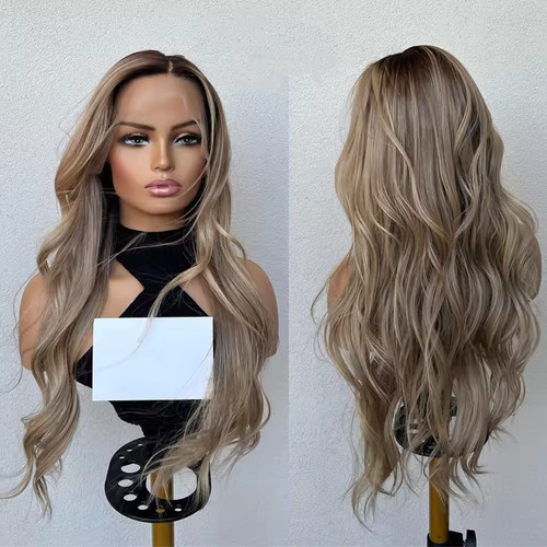 Parrucca balayage media bionda - parrucca,